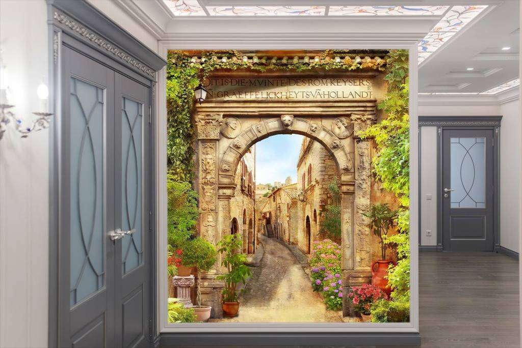 Фотообои в интерьере арка классическая  17-0067 фото