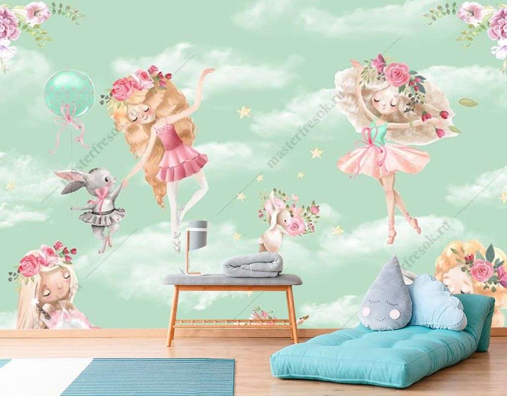 Фотообои в интерьере феи  14-426 фото