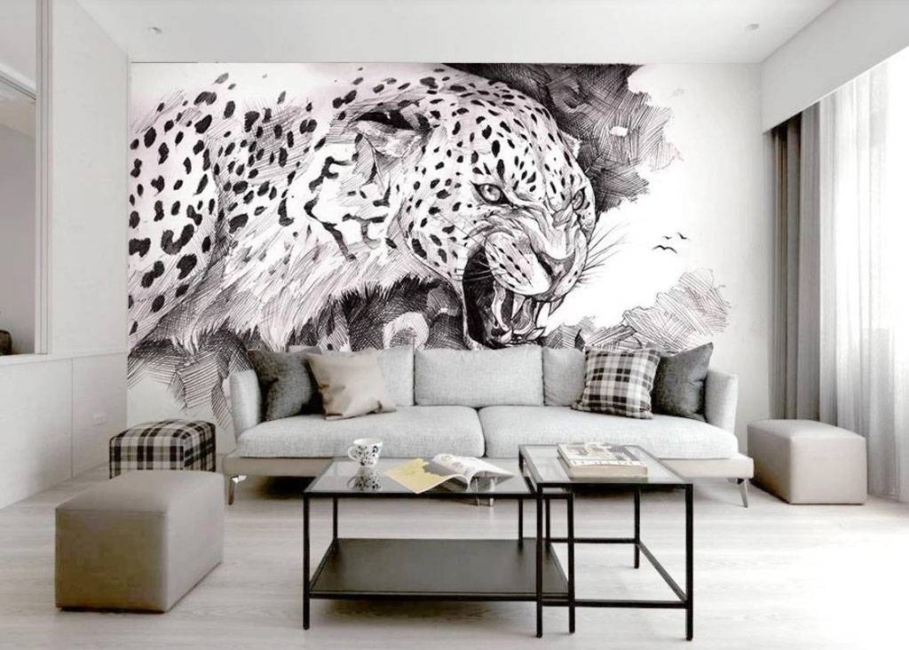 Фотообои Леопард  15-709