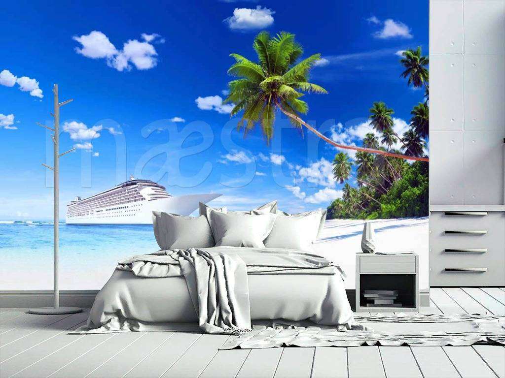 Фотообои в интерьере отдых на лайнере  4-344 фото