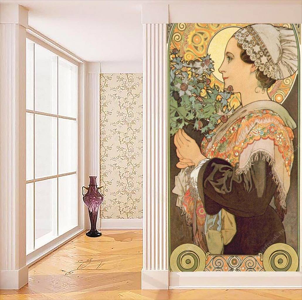 Фотообои Альфонс Мариа Муха – Чертополох из песков  8-202