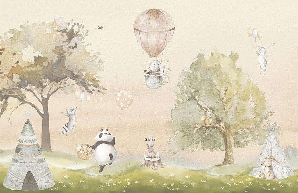 Фотообои в интерьере сказочная опушка  12-1558 фото