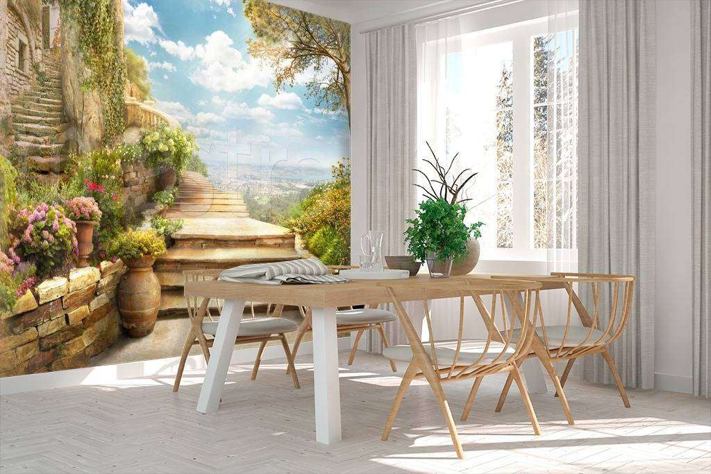 Фотообои Солнечный день в горах  11-107