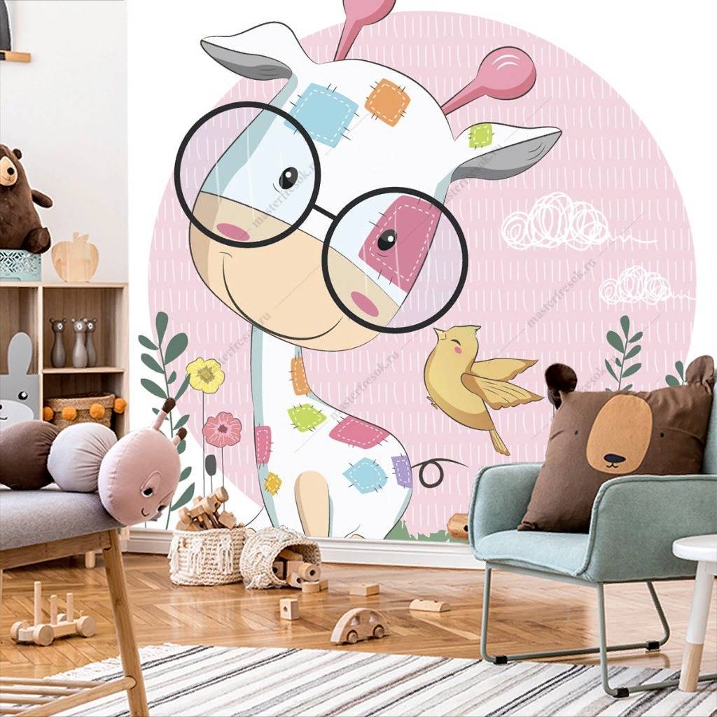 Фотообои Жираф малыш  12-466