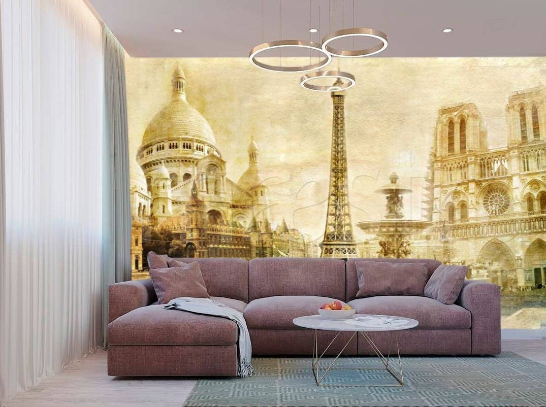 Фотообои Коллаж Париж  11-032
