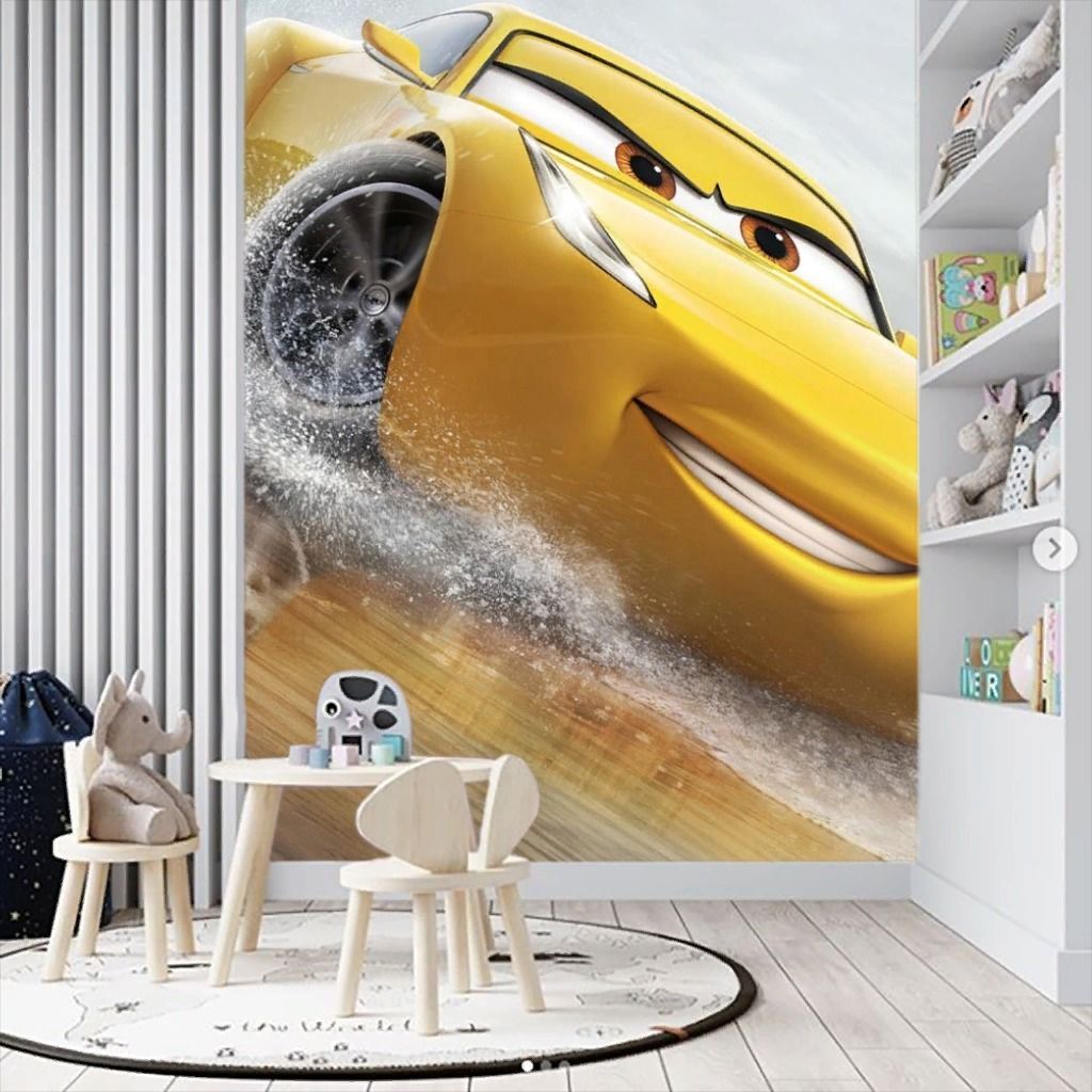 Фотообои Желтая тачка  12-1654