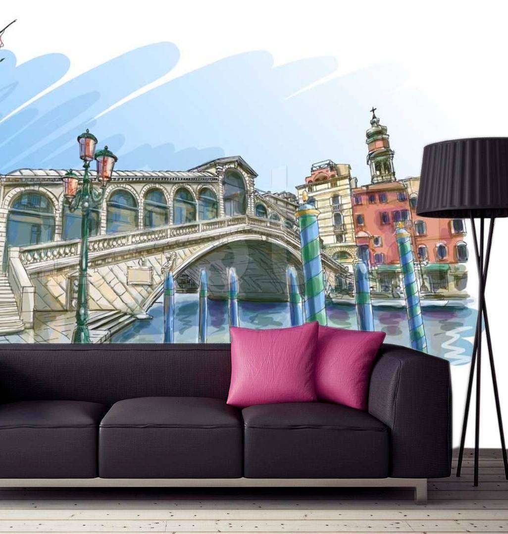 Фотообои Мост Риальто в Венеции  9-261
