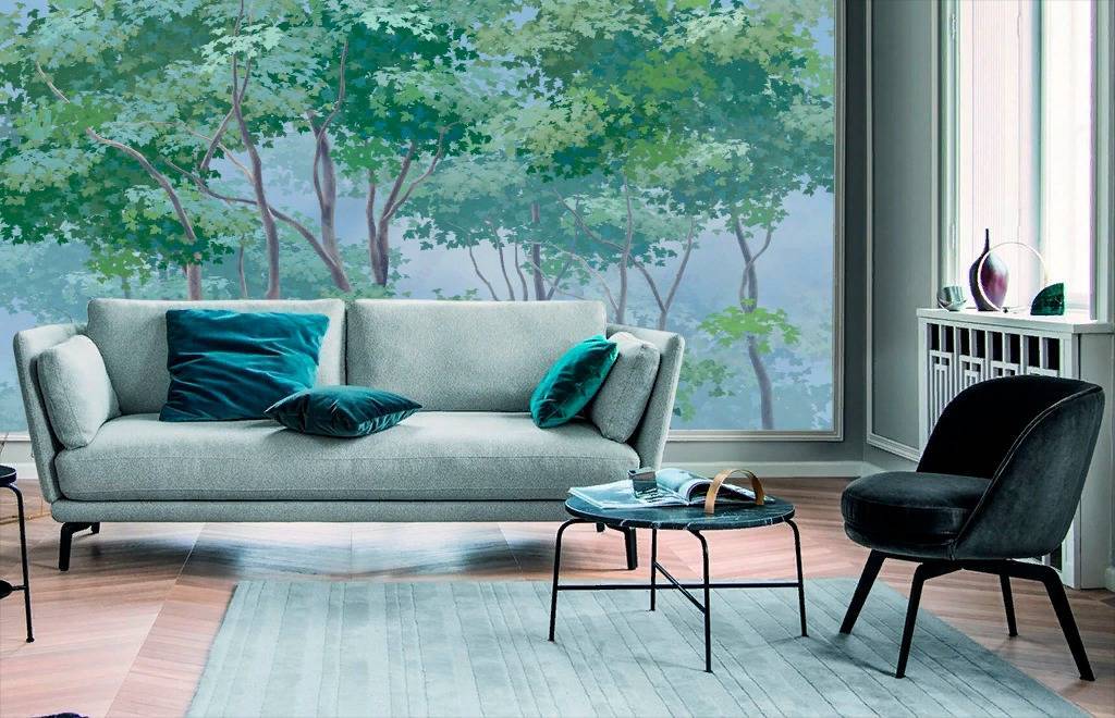 Фотообои Зеленый лес  13-231