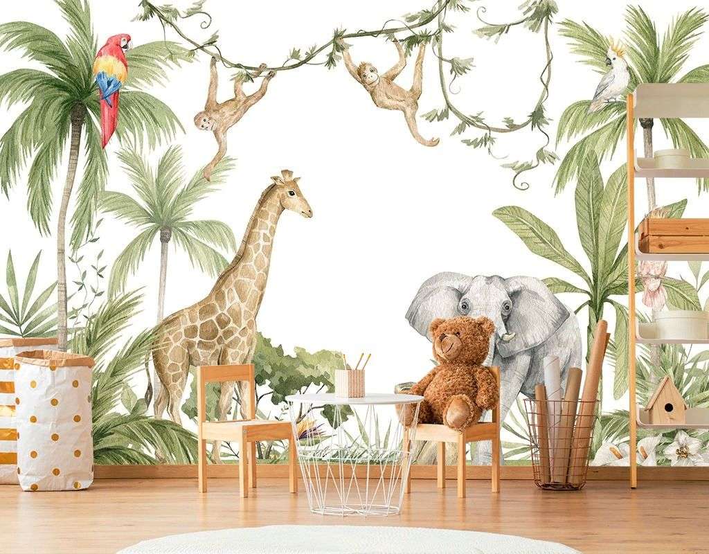 Фотообои в интерьере тропики детские  12-1643 фото