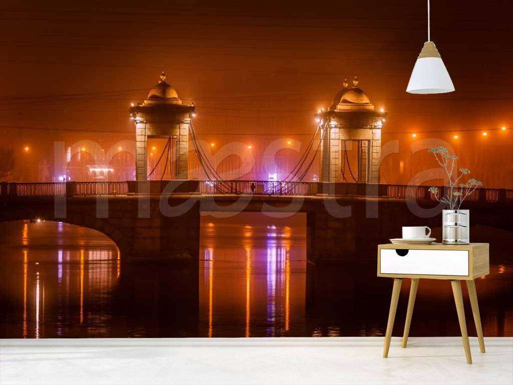 Фотообои в интерьере фонтанка в питере  9-625 фото