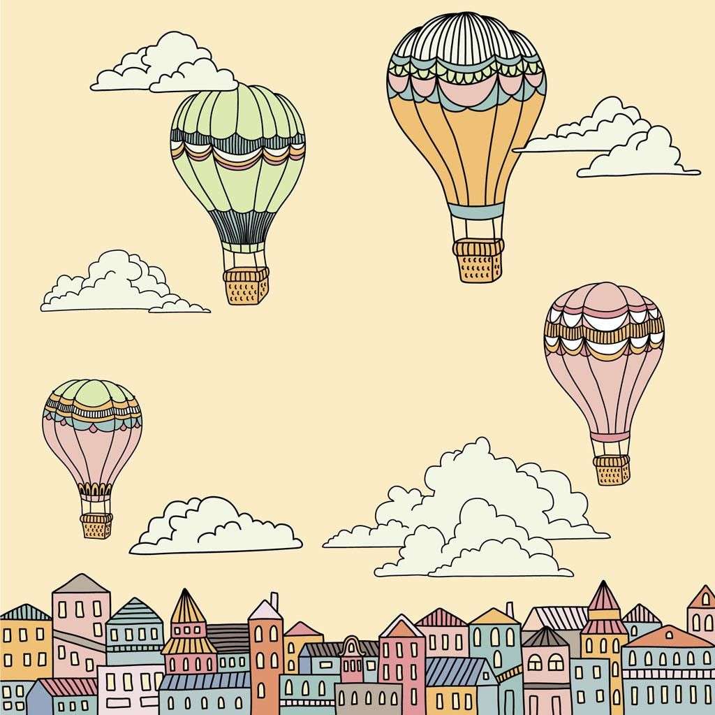 Фотообои в интерьере с шариками  12-838 фото