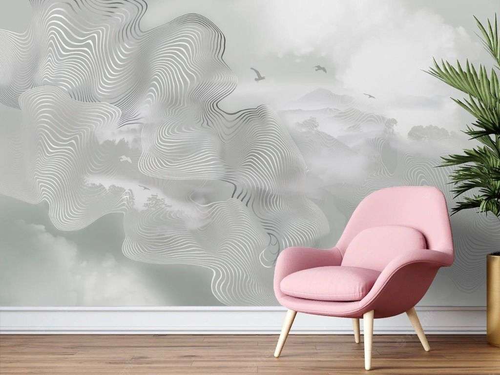 Фотообои в интерьере туман  13-742 фото