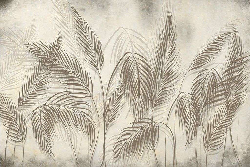 Фотообои в интерьере одинокие ветви  9-1718 фото