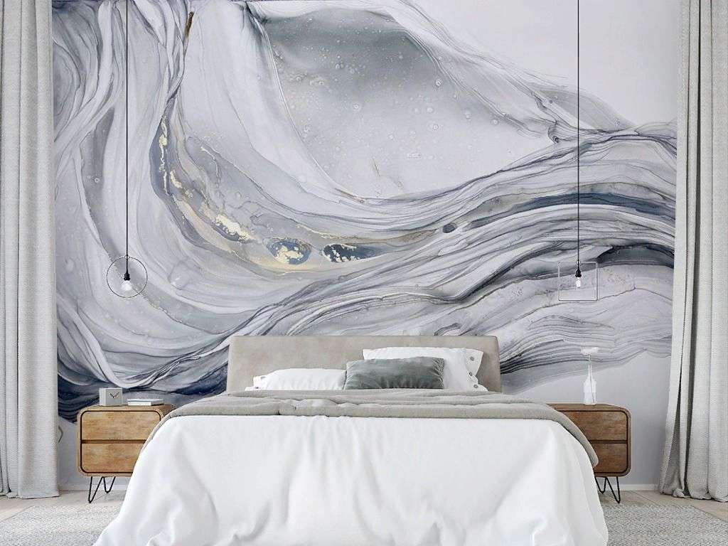 Фотообои в интерьере fluid art 5  9-1941 фото