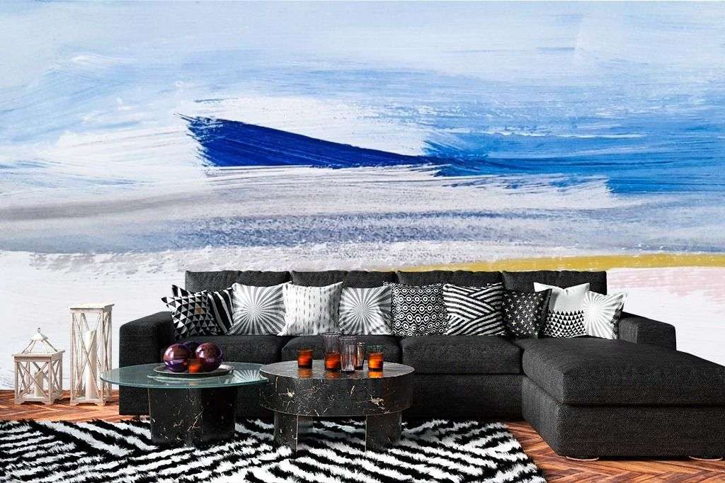 Фотообои в интерьере краски масляные  9-2070 фото