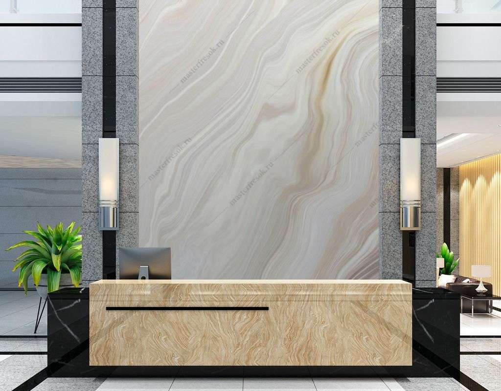 Фотообои в интерьере мраморный фон  9-1508 фото