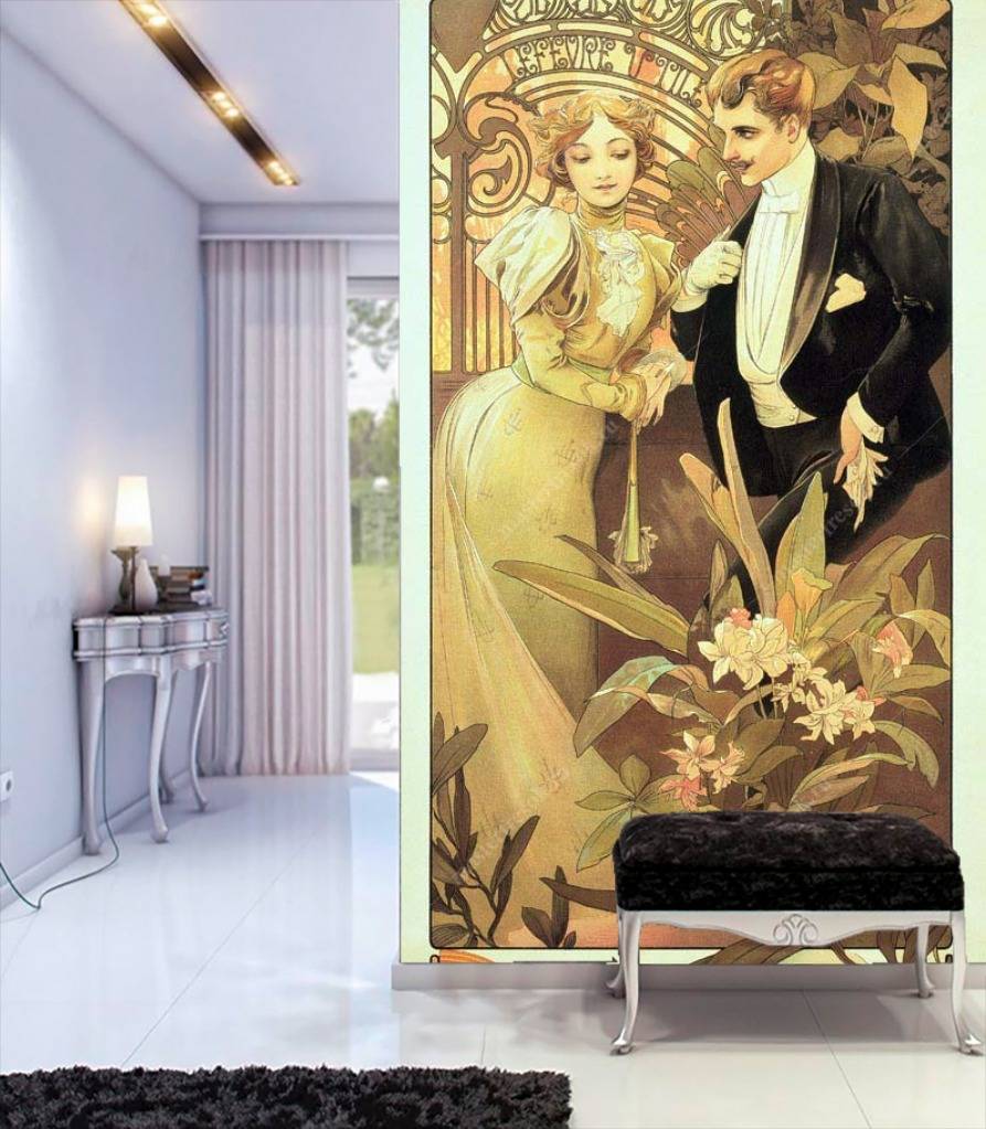 Фотообои Альфонс Мариа Муха – Реклама бисквитов  8-168