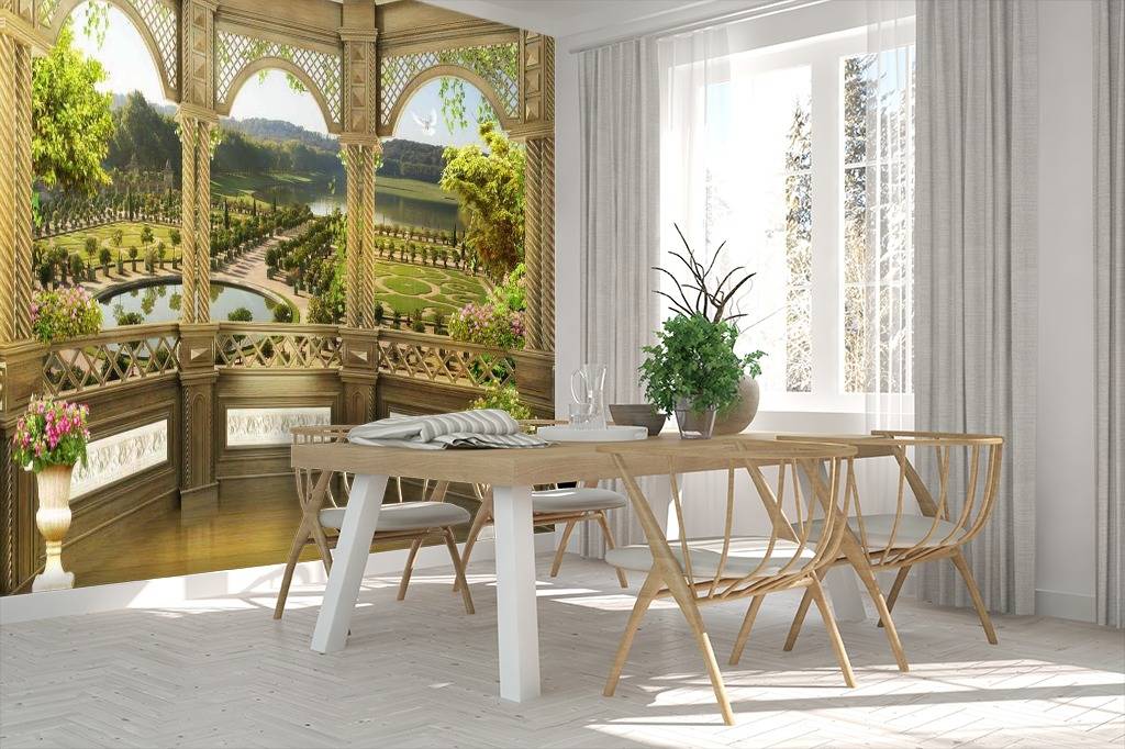 Фотообои Арка с видом на парк  17-0053