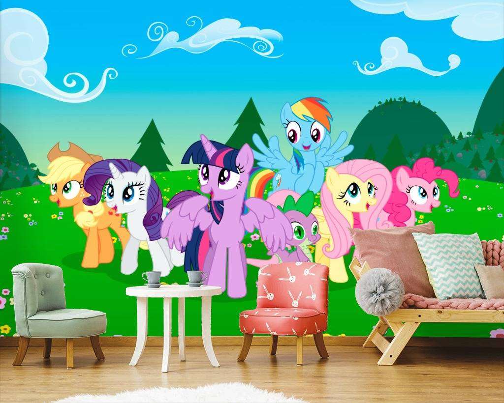 Фотообои в интерьере литтл пони  12-606 фото