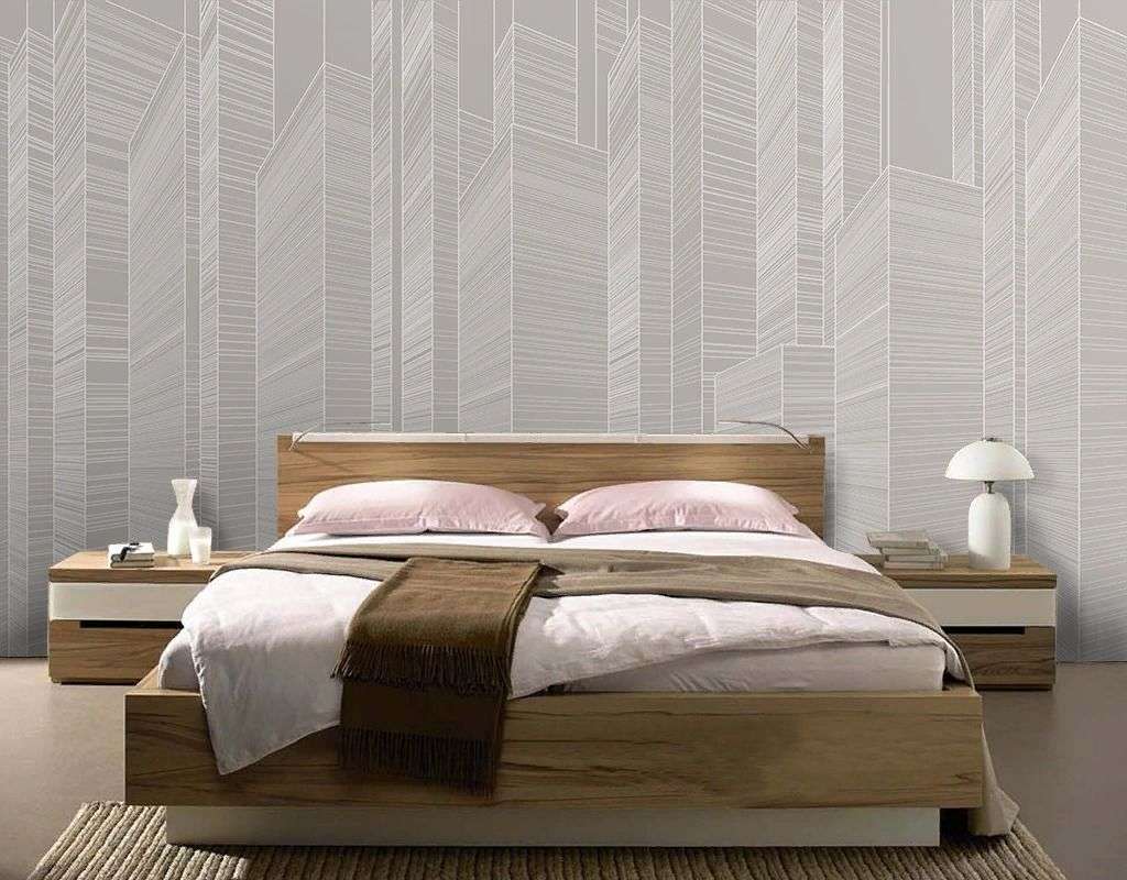 Фотообои в интерьере город линии  14-785 фото