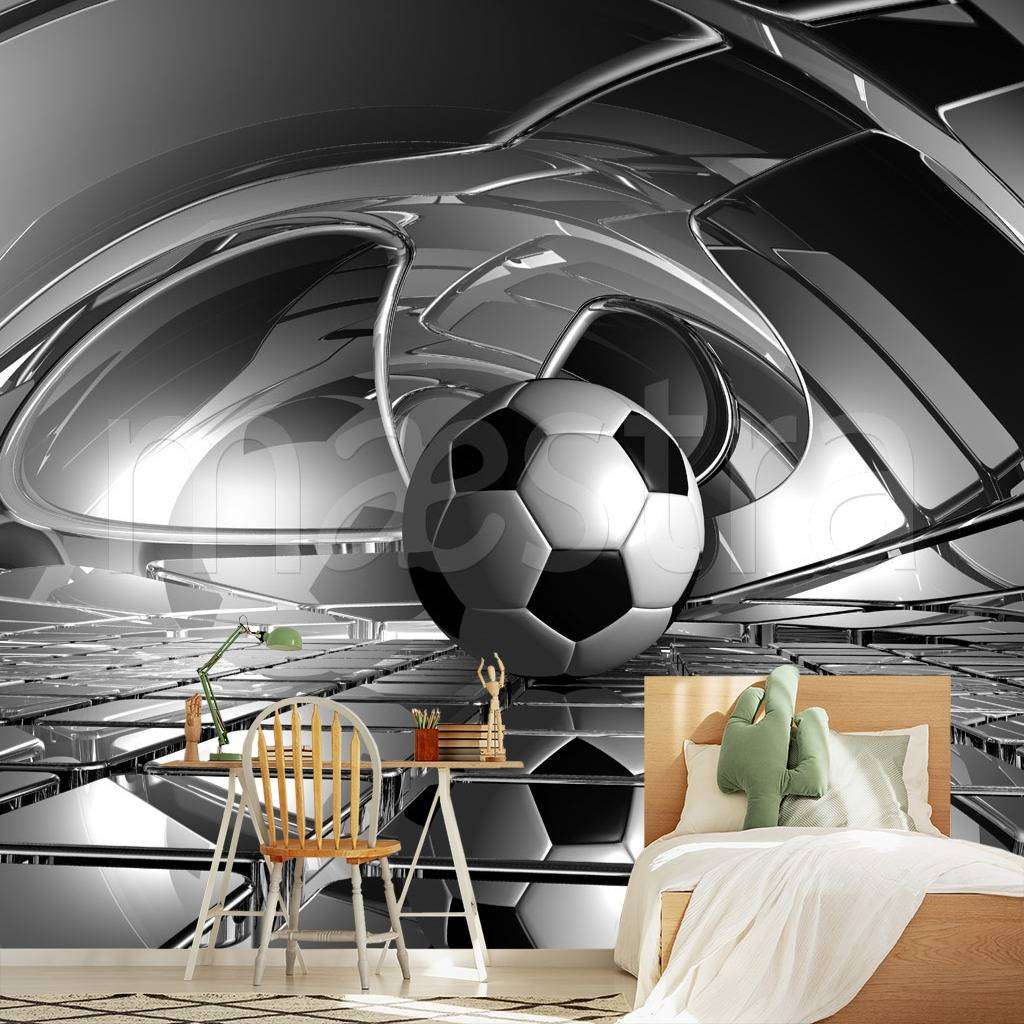 Фотообои в интерьере мяч с отражением  12-526 фото