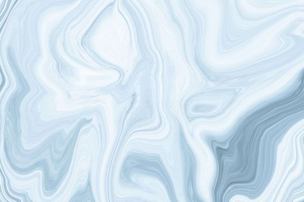 Фотообои в интерьере флюид арт - мрамор голубой  9-947 фото