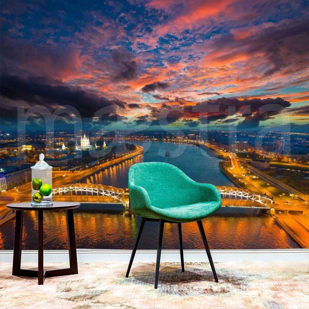 Фотообои Большеохтинский мост  9-692