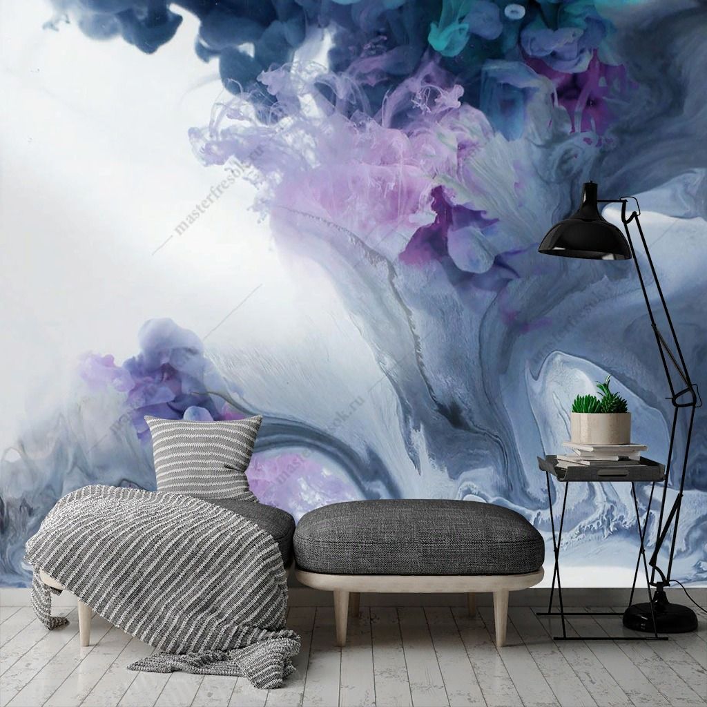 Фотообои Разноцветные чернила  9-1416