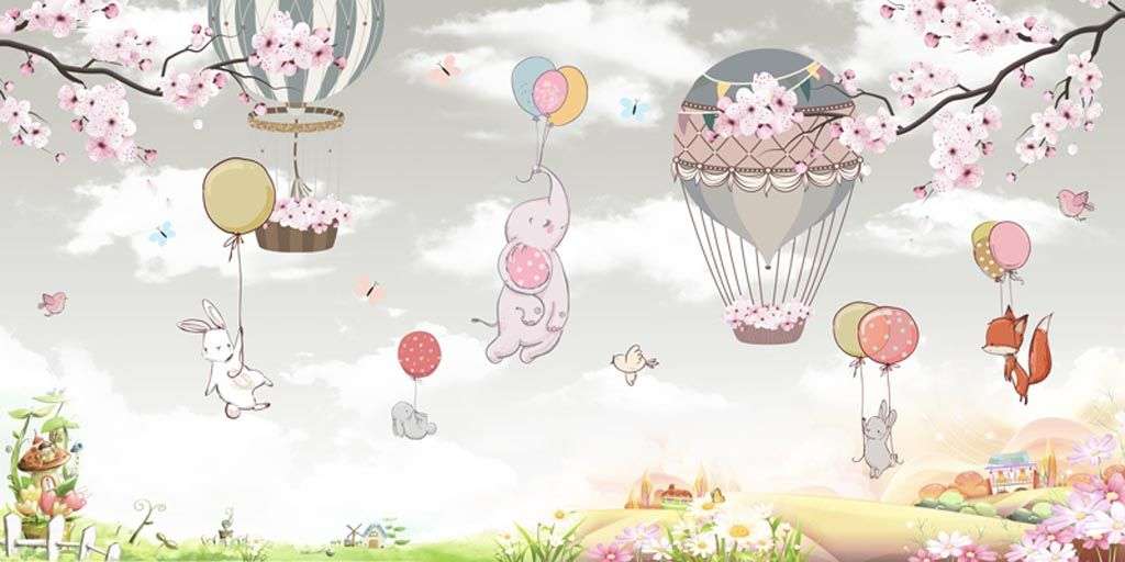 Фотообои в интерьере животные в полете 2  12-940 фото