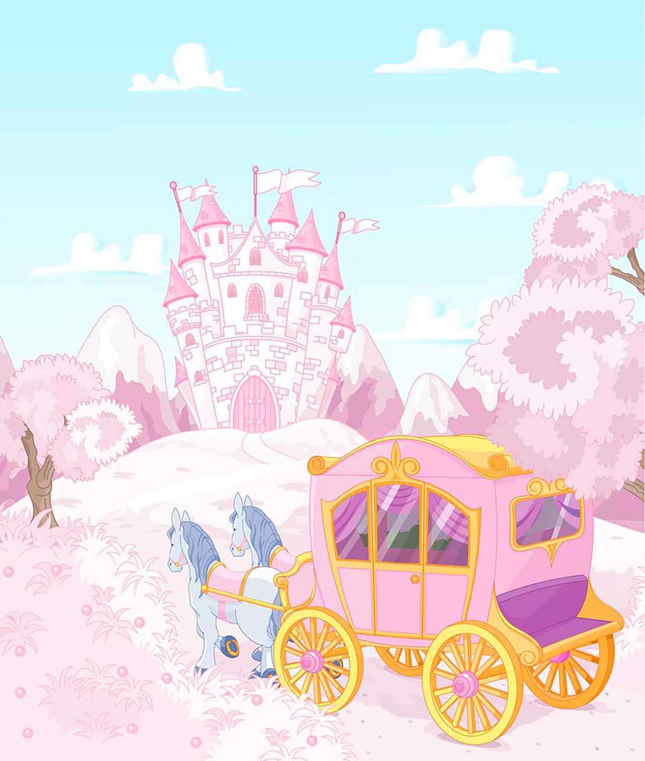 Фотообои в интерьере маленькая карета  9-162 фото