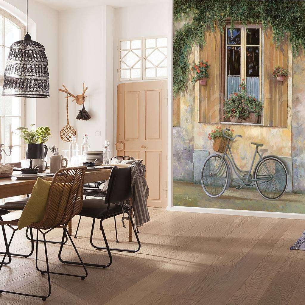 Фотообои Велосипед у окна  8-013