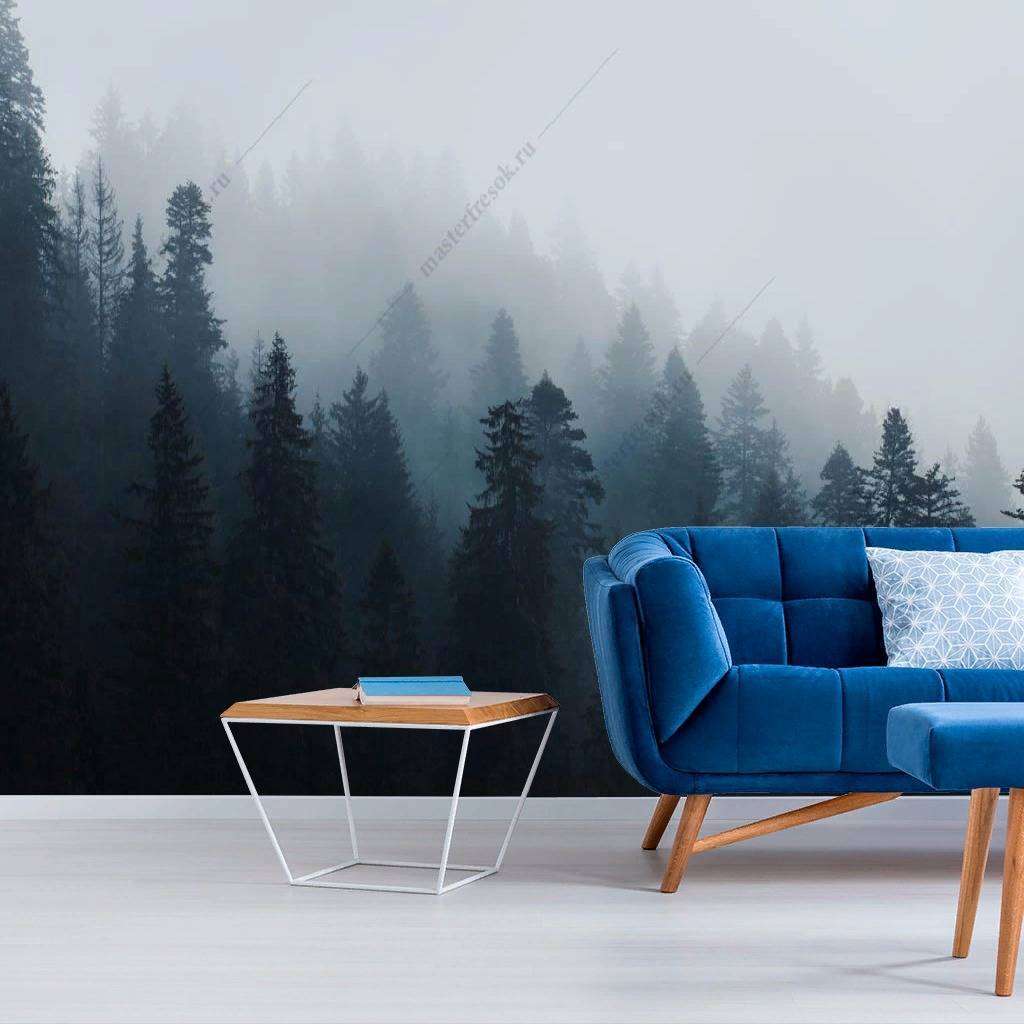 Фотообои в интерьере туманные пейзажи  9-1161 фото