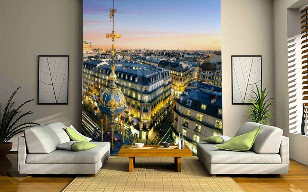 Фотообои Улицы ночного Парижа  4-255