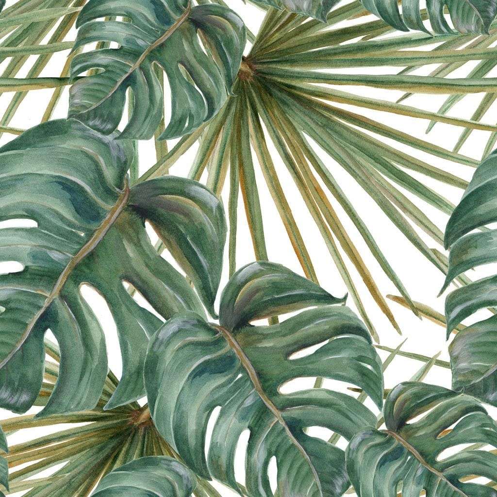 Фотообои в интерьере листья зеленые большие  9-998 фото