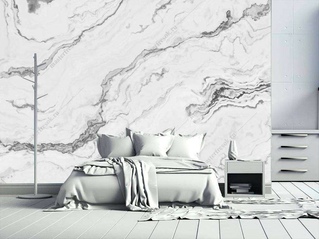 Фотообои в интерьере текстура мрамора  9-1074 фото