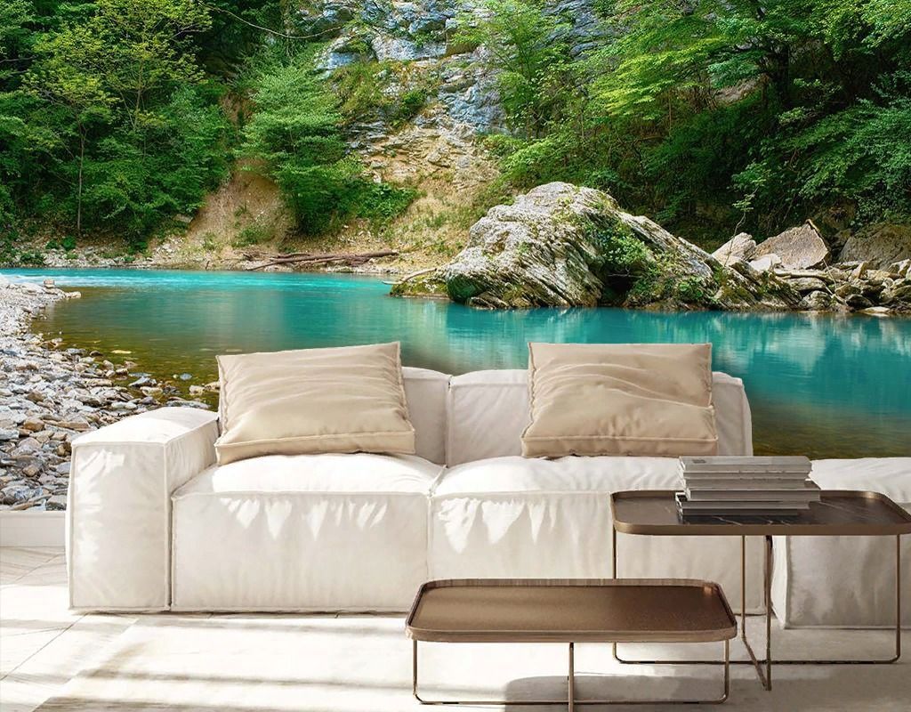 Фотообои Горная река  9-1968