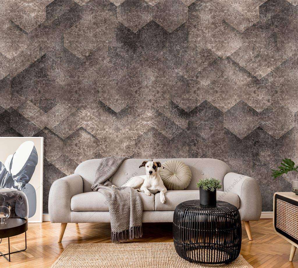 Фотообои Бесшовные обои на стену:  3д геометрия. Артикул: 9-1276  