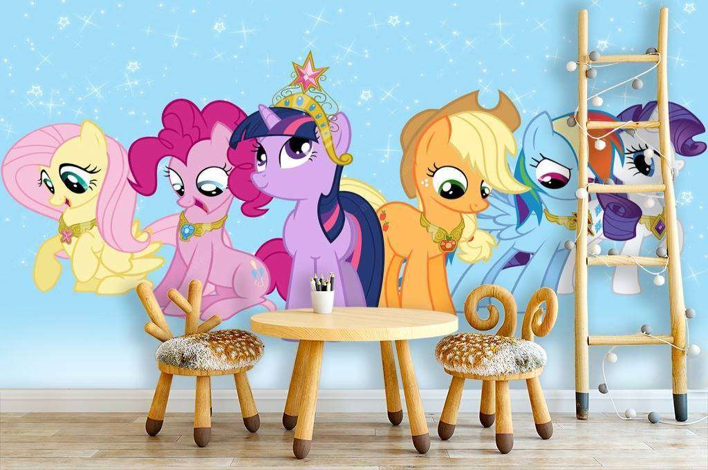 Фотообои в интерьере все литтл пони  12-613 фото