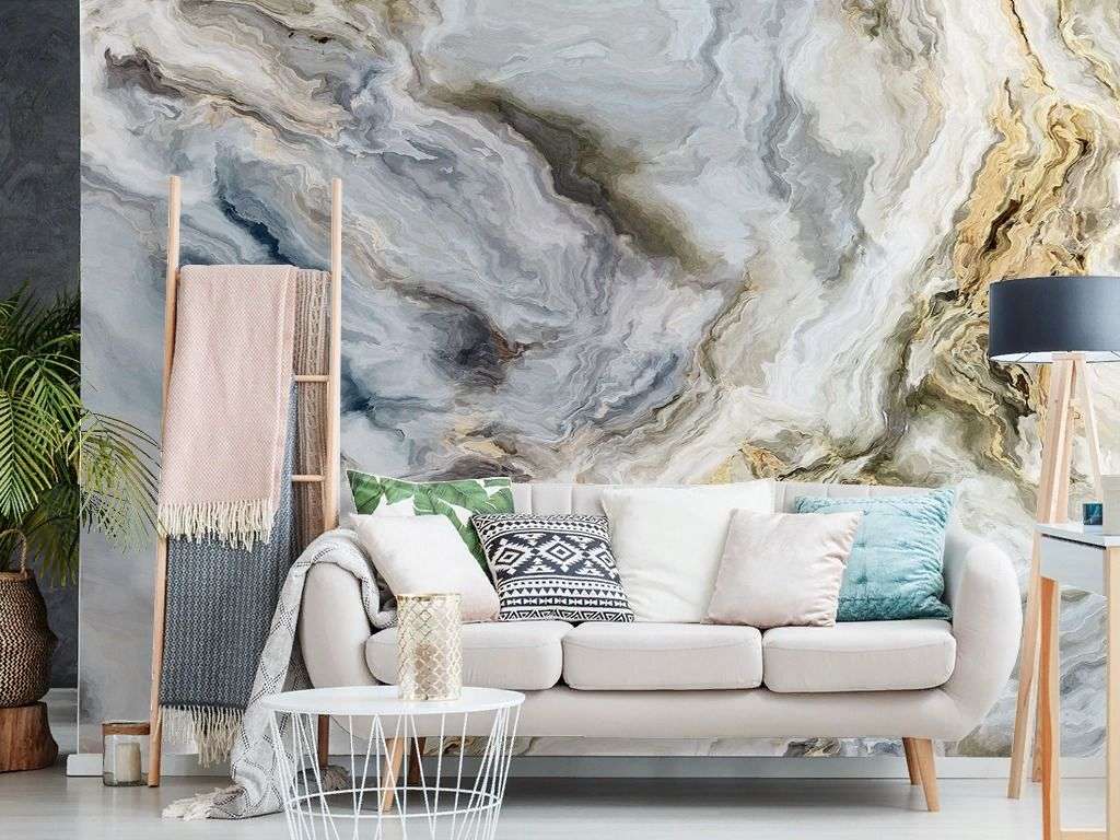 Фотообои в интерьере мрамор 02  9-1960 фото