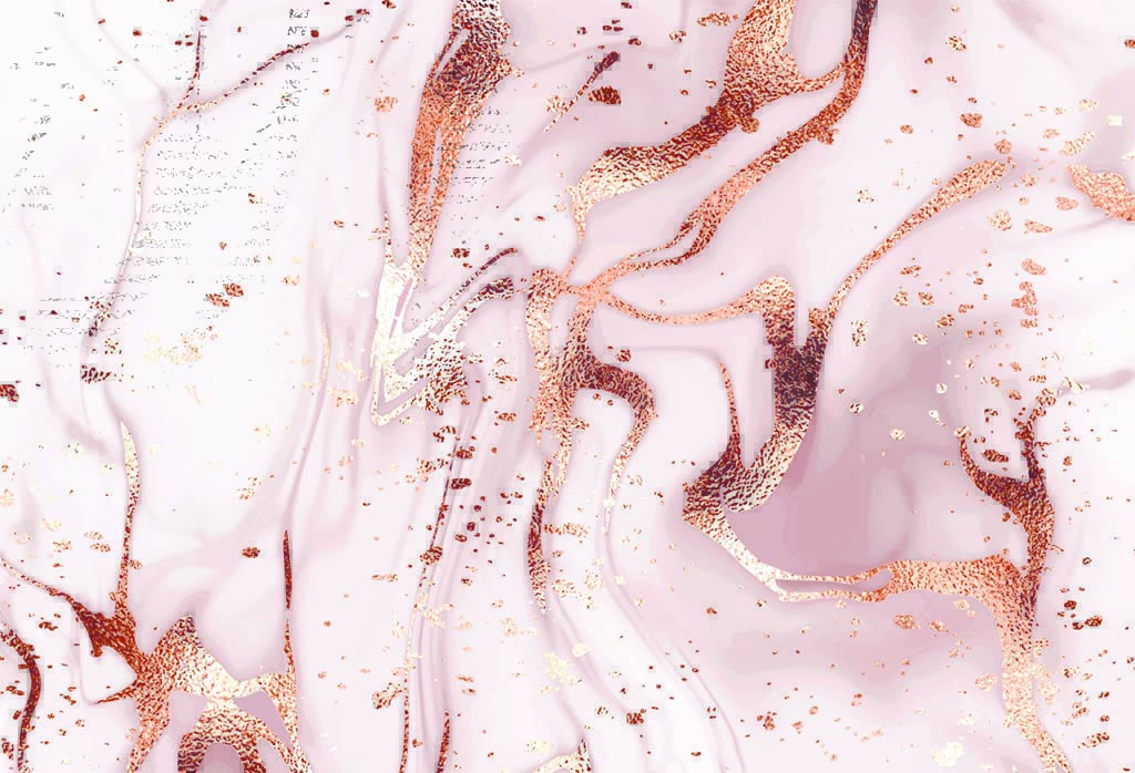 Фотообои в интерьере розовое серебро  9-1361 фото