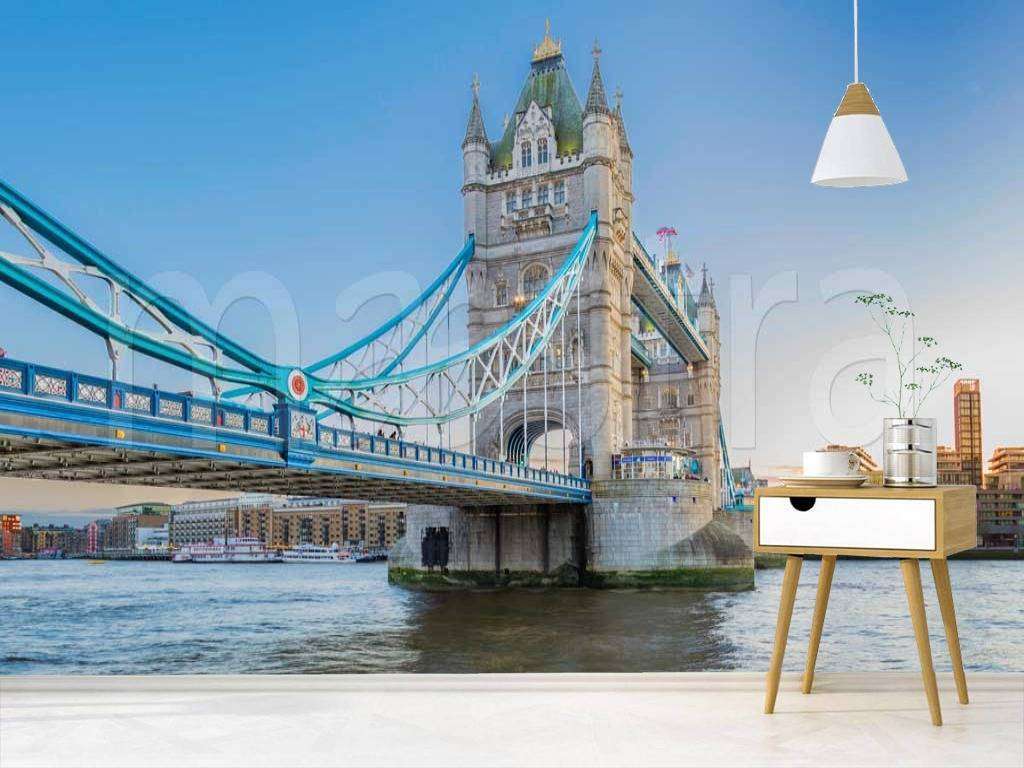 Фотообои в интерьере тауэрский мост днем  9-457 фото