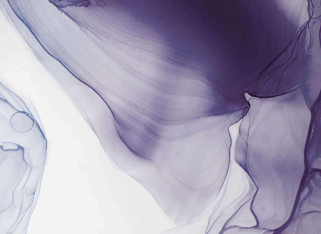 Фотообои в интерьере сиреневые разводы  9-1534 фото