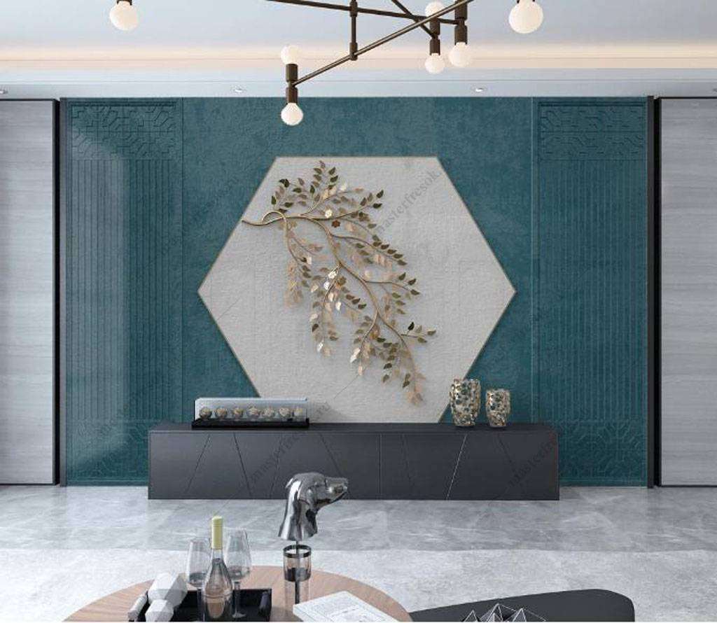 Фотообои в интерьере филигрань веточка элемент  16-070 фото