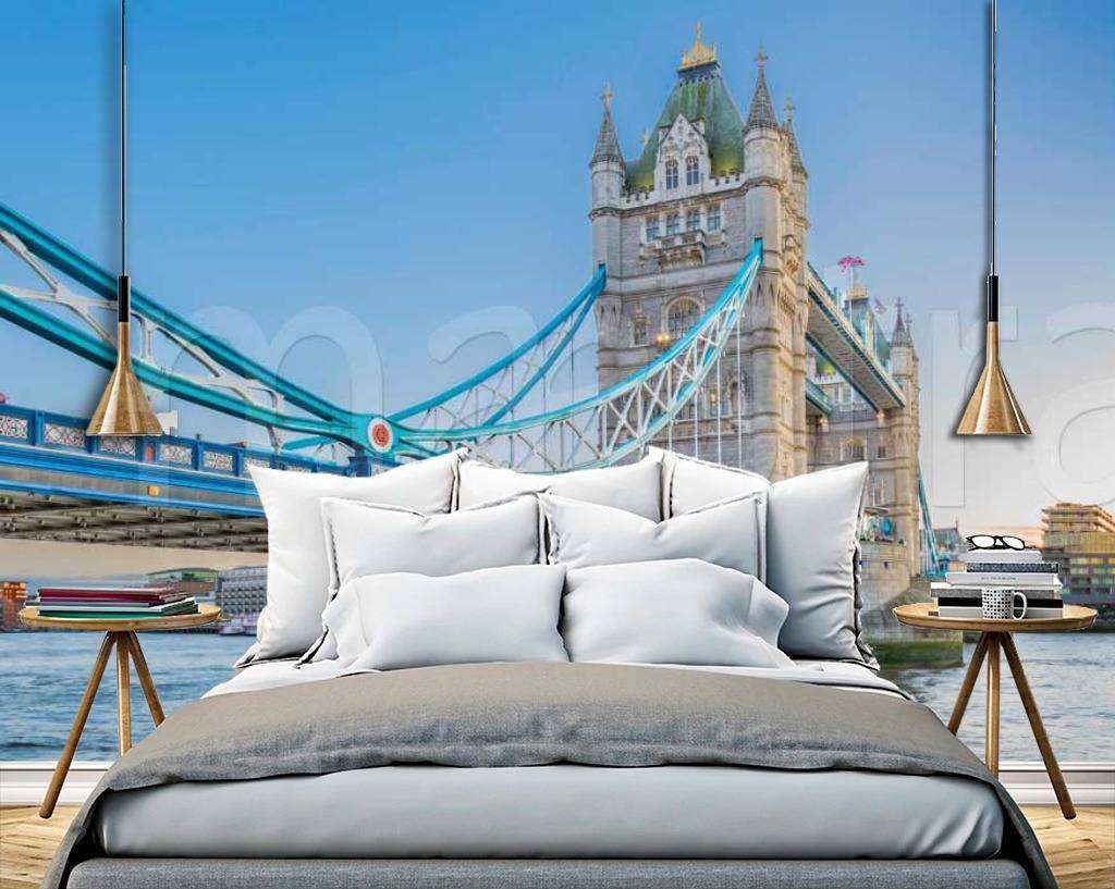 Фотообои в интерьере тауэрский мост днем  9-457 фото