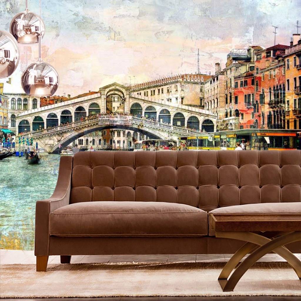 Фотообои Мост через канал в Венеции  11-030