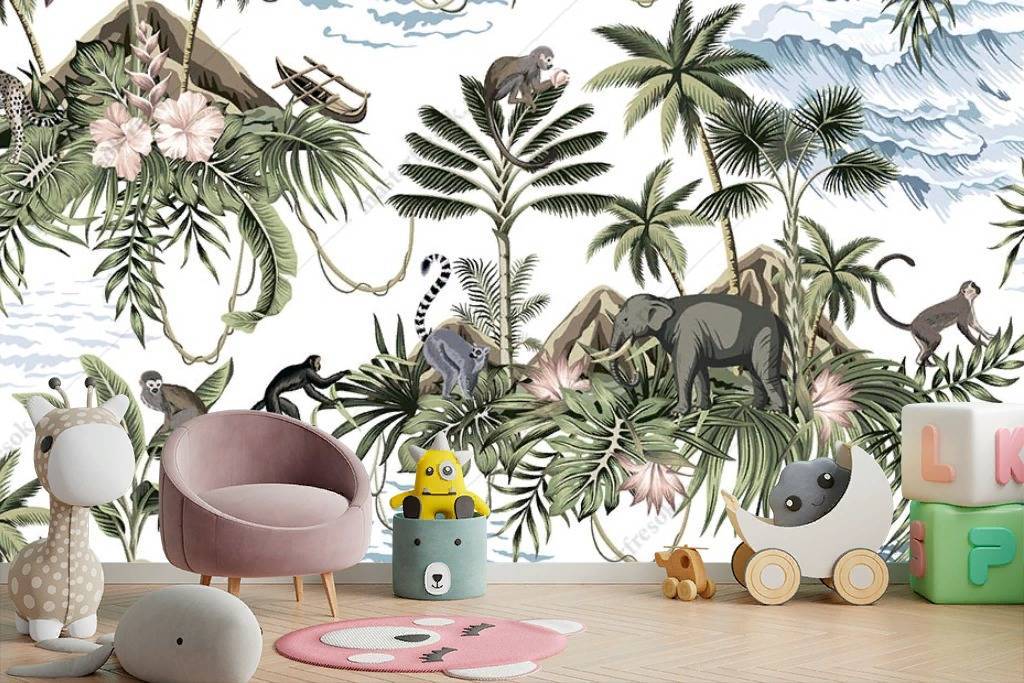 Фотообои Джунгли детские  12-1179