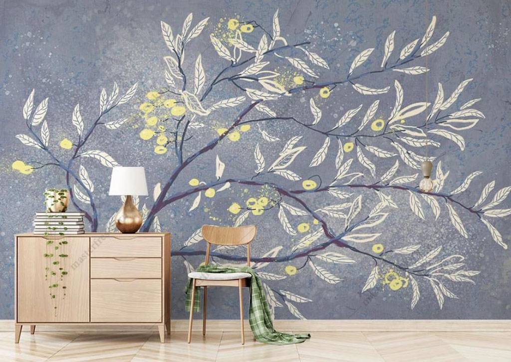 Фотообои Цветущий миндаль  15-973