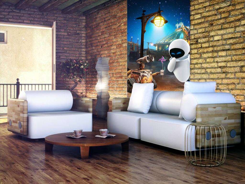 Фотообои в интерьере валли и ева  12-1090 фото