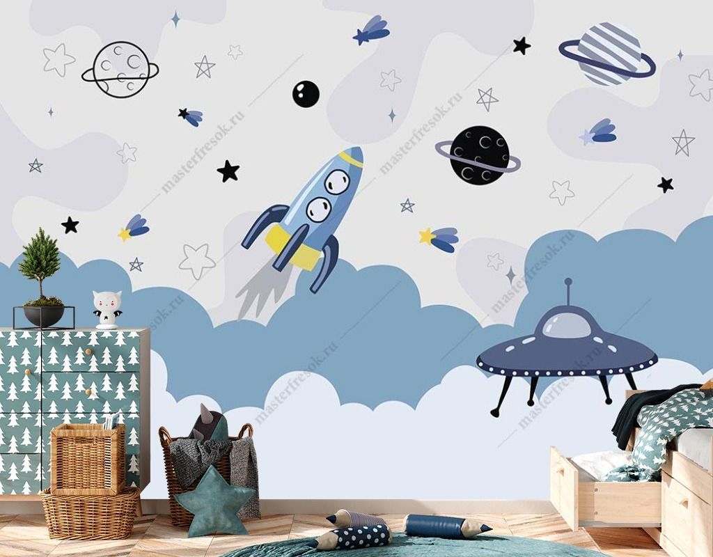 Фотообои Космос для малышей  14-011