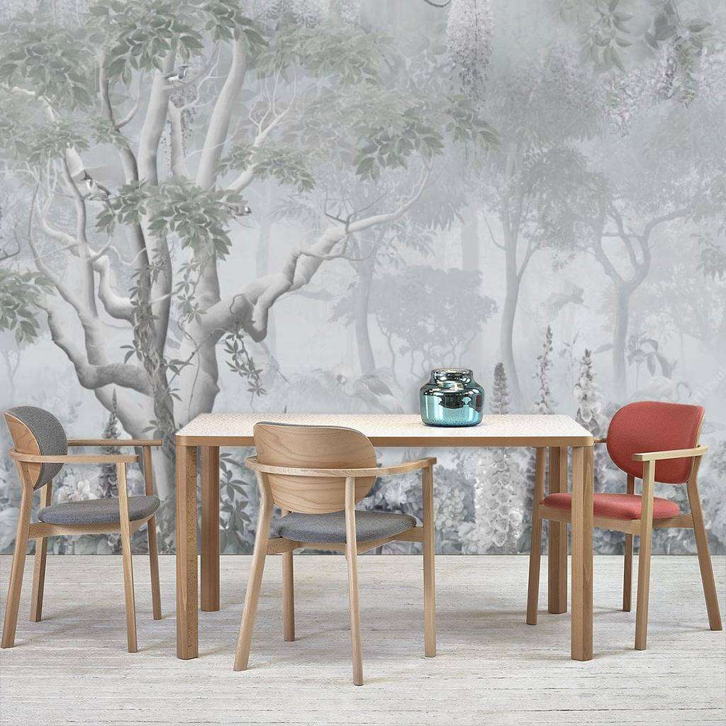 Фотообои в интерьере жар птица в саду  13-090 фото